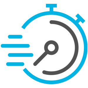 Chart showing fast growth, rapid icon, etc.
