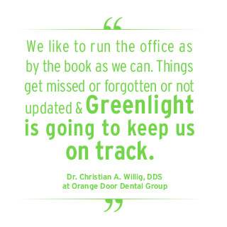 greenlight is going to keep us on track