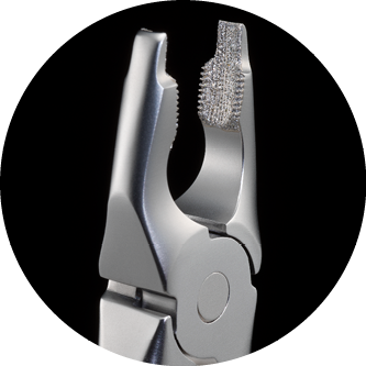 Diamond Dusted forceps