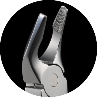 Diamond Dusted forceps