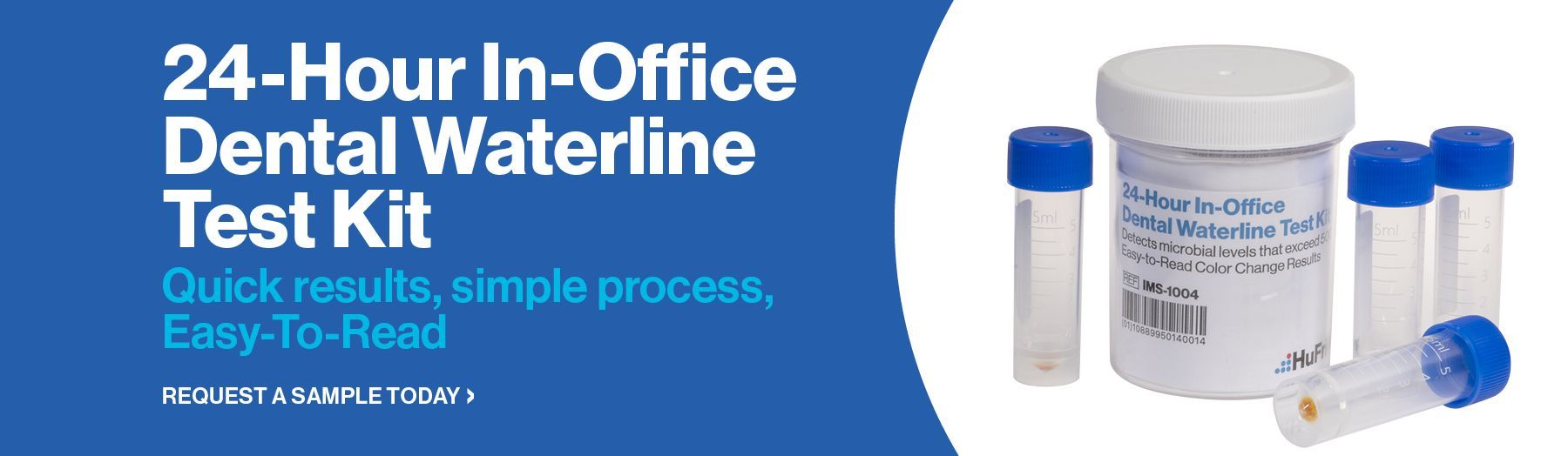 24 Hour In Office Dental Waterline Test Kit, Request a sample today